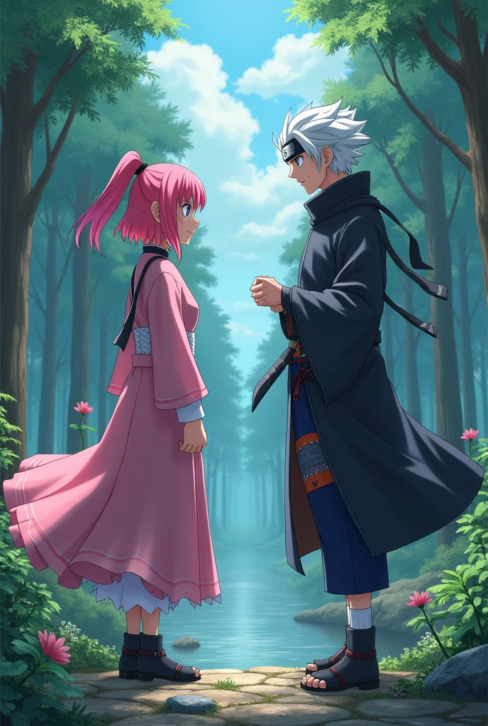 Sakura and gojo