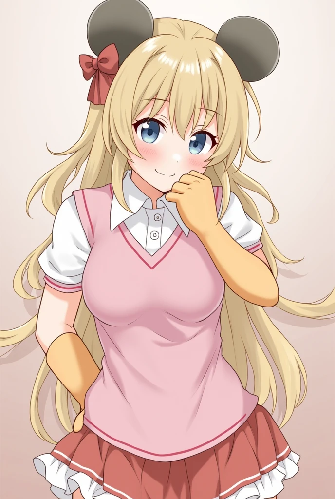 female,anime,Blonde,美少female,Gal games,Hiyorrin,Mickey Mouse hairstyle,brother,My dick is throbbing