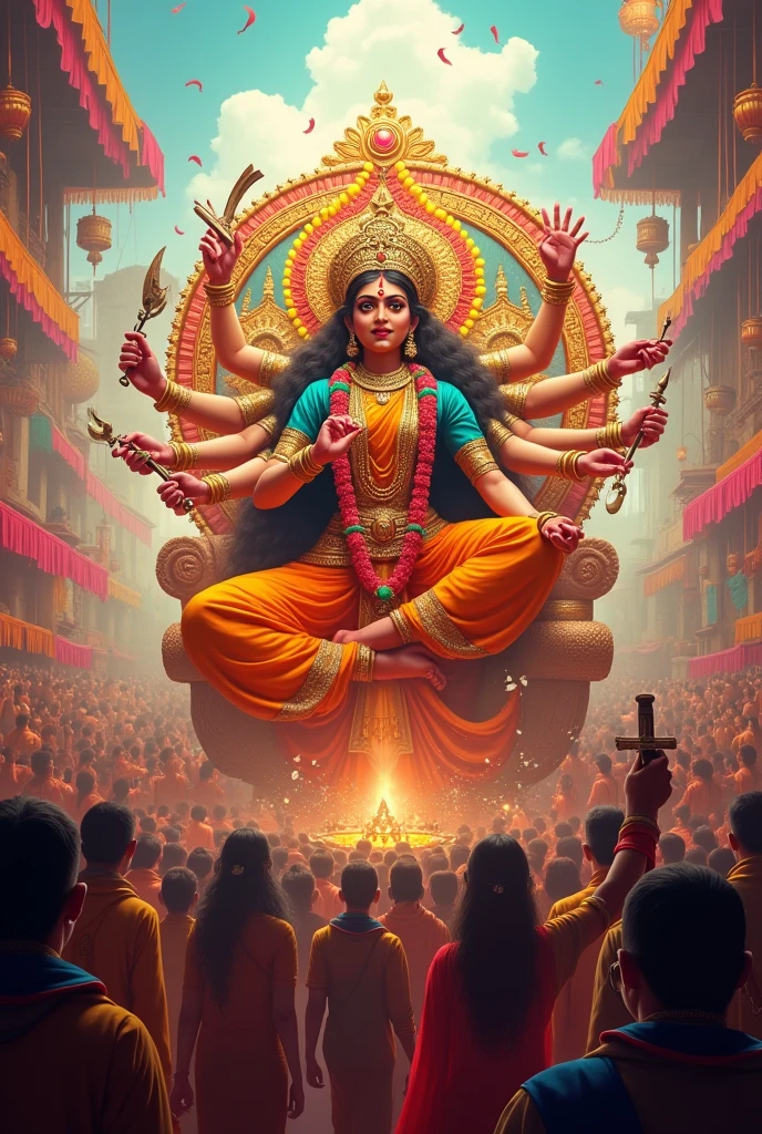 Durga puja enjoy