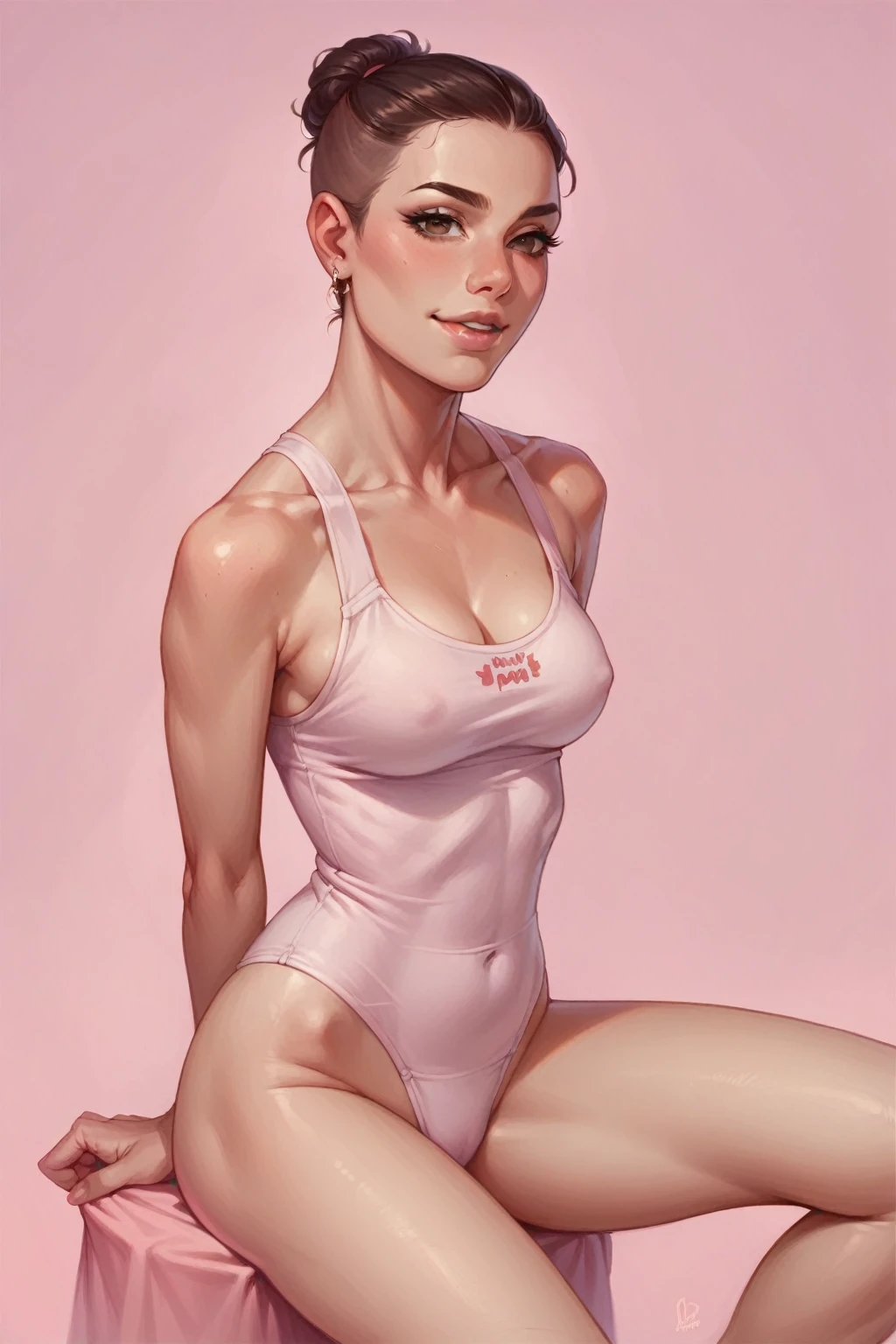 A beautiful woman posing for a photo