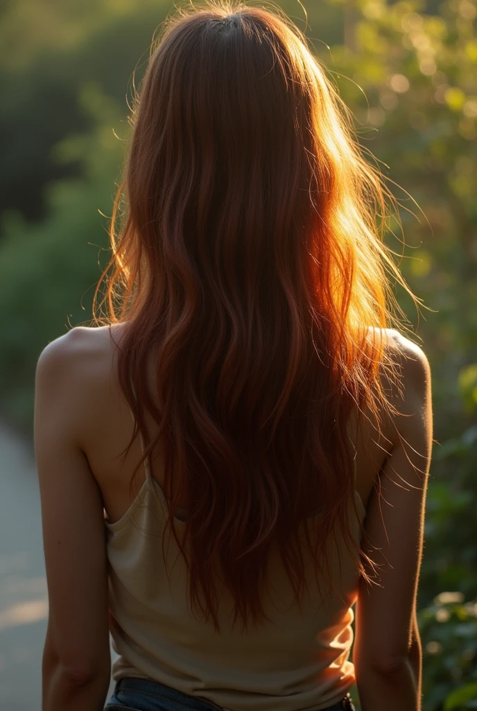 Highlight Color Back view hair Natural Color Natural light Japanese