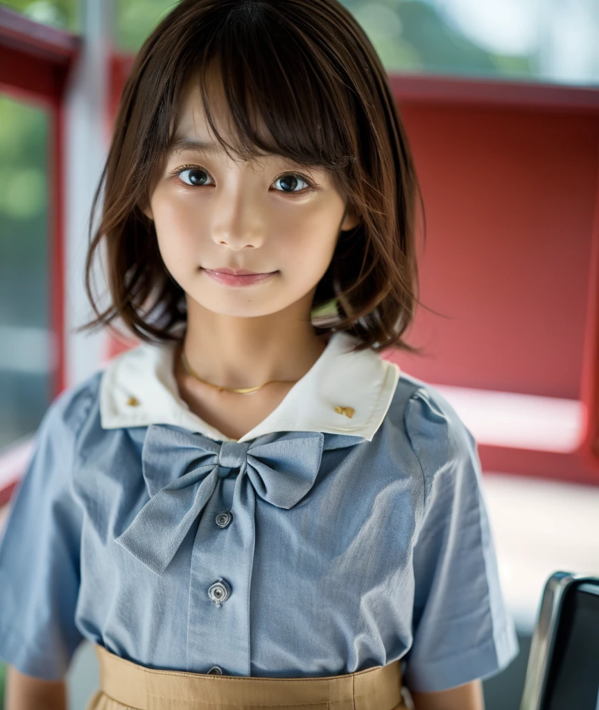 8k, ultra high res, best quality, masterpiece, ultra realistic, photograph, 1 girl, (:1.5), japanese, cute girl, cute face, beautiful detailed eyes, blunt bangs, short hair, (tiny breasts:1.2), classroom, (serafuku, school uniform, short sleeves shirt, sailor collar, pleated skirt, bowtie:1.2), BREAK
shirtlift, BREAK