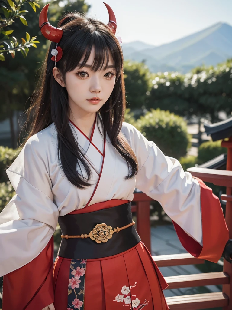 Japanese Instrument Band, violin, Shamisen, Shakuhachi, Big taiko drum, Japanese drum, Sho, men and women６people, Demon Mask, Tengu Face, Noh mask, Demon Cosplay, Karasutengu, asianbeauty, 8k, 4K, real, Realism, reality, Ultra HD, Asian, beautiful girl, High Quality, Highvision, Hyperdetail, Tattoos on the face, Japanese Tattoo, Japanesetattoo, the highest, image quality, the high-definition, beautiful face, beautiful eyes, impressionism, 8k, 4K, High Quality, Highvision, Hyperdetail, Shrine grounds, Moonlit Night, cool images