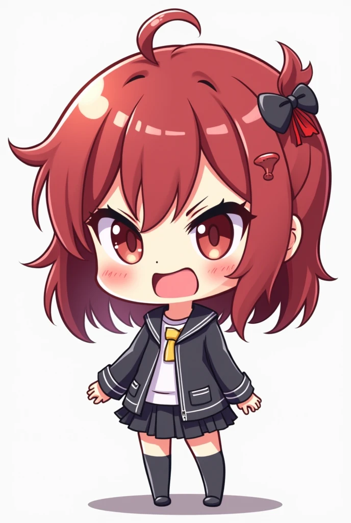 Making for Discord Emoji. 

Add an cute anime girl with angry face and add Big text of  "a7a" 

