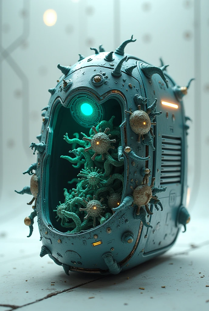 Biological virus container