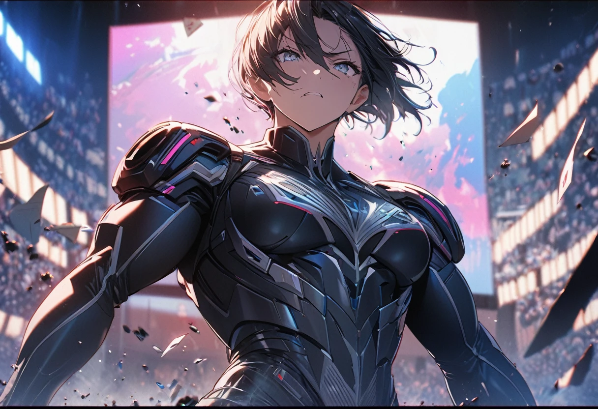 ((Letters are words "1111" Movie screen style)), break, Perfect Anatomy, masterpiece, Highest quality, 16K, Beautifully detailed film, Utopian performance.