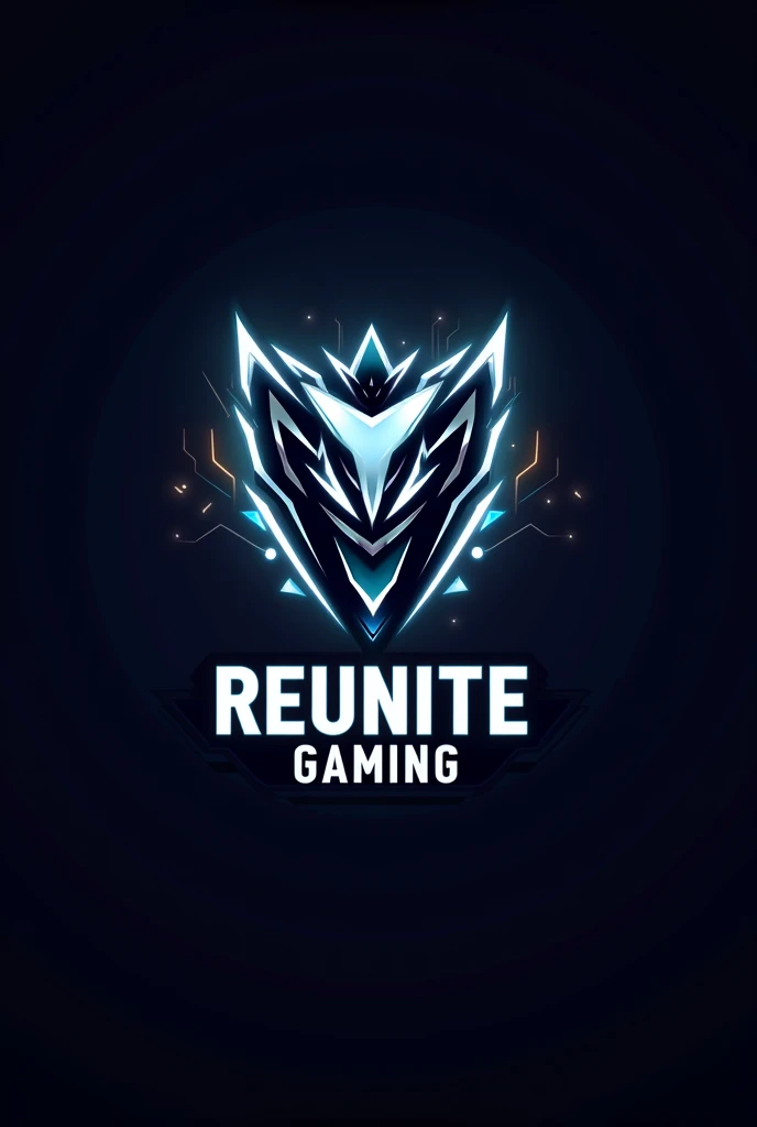 FUTURISTIC BEST Mobile GAMING Team Logo with "(REUNITE GAMING)" Lettering.