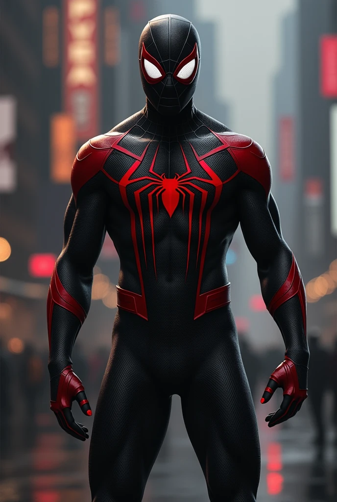 Spider-Man, Black Suit, Realistic
