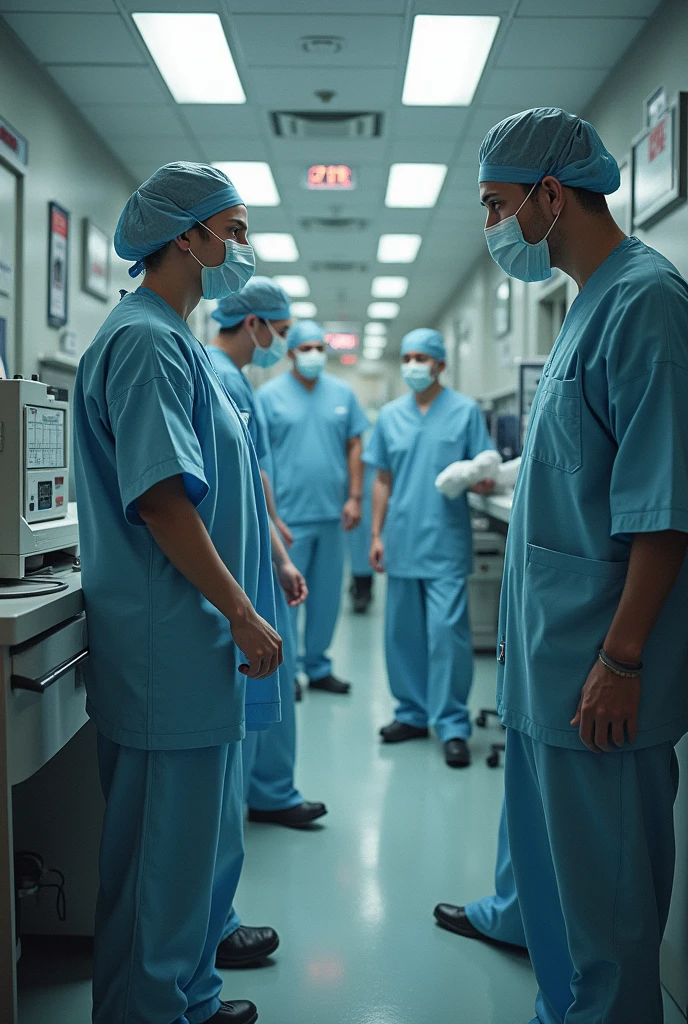 Doctors fighting against COVID-19