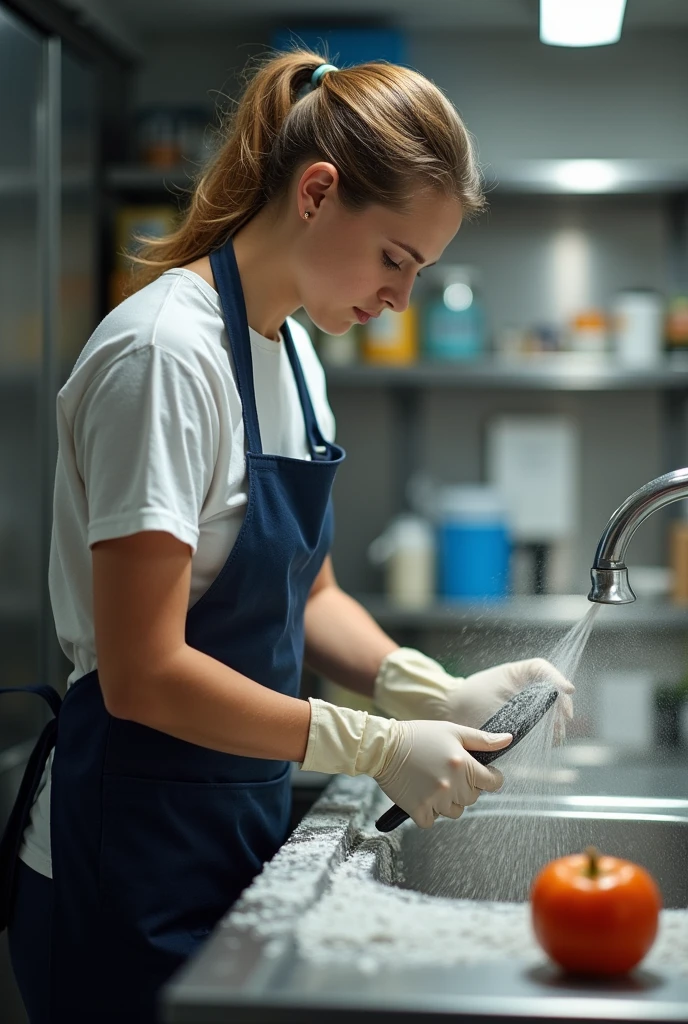 PERSON WORKING AS A DISHWASHER