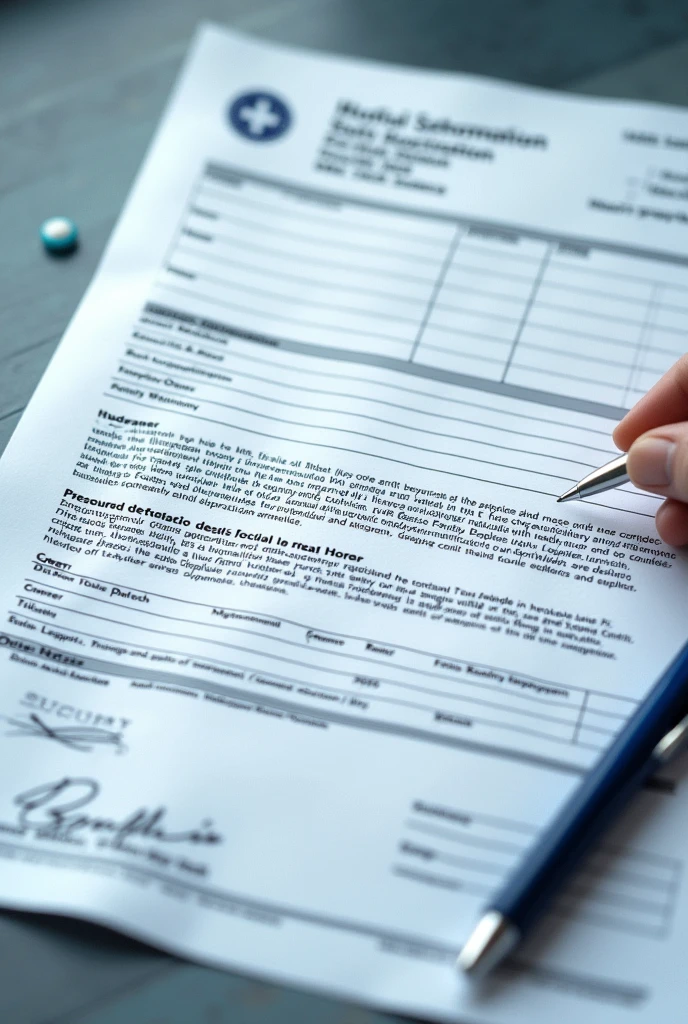 A medical prescription