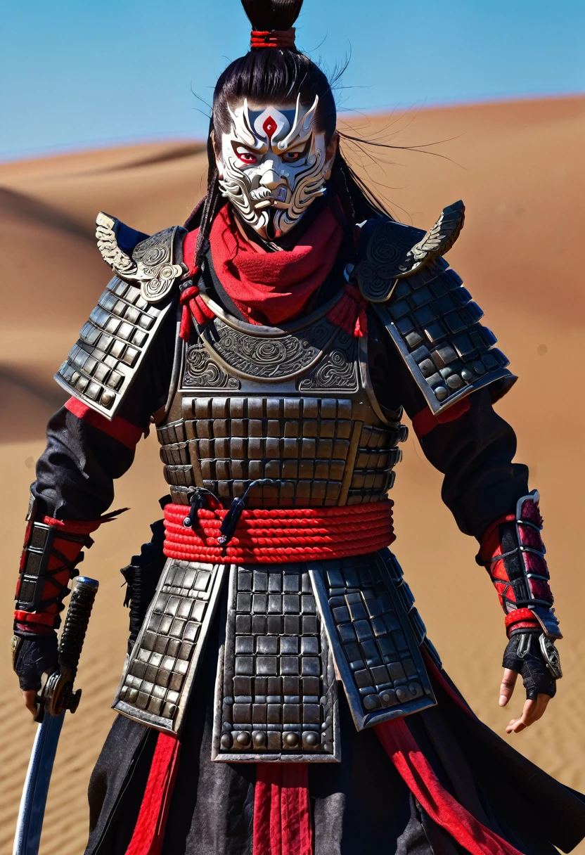 The Warlord, cyberpunk samurai warrior, Red Desert Geisha, Scary Garry, Octane Render, Full HD, Barbizon school --ar 4:5 --s 349 --c 32 --w 882 --q 1 --stop 10 --v 6.1