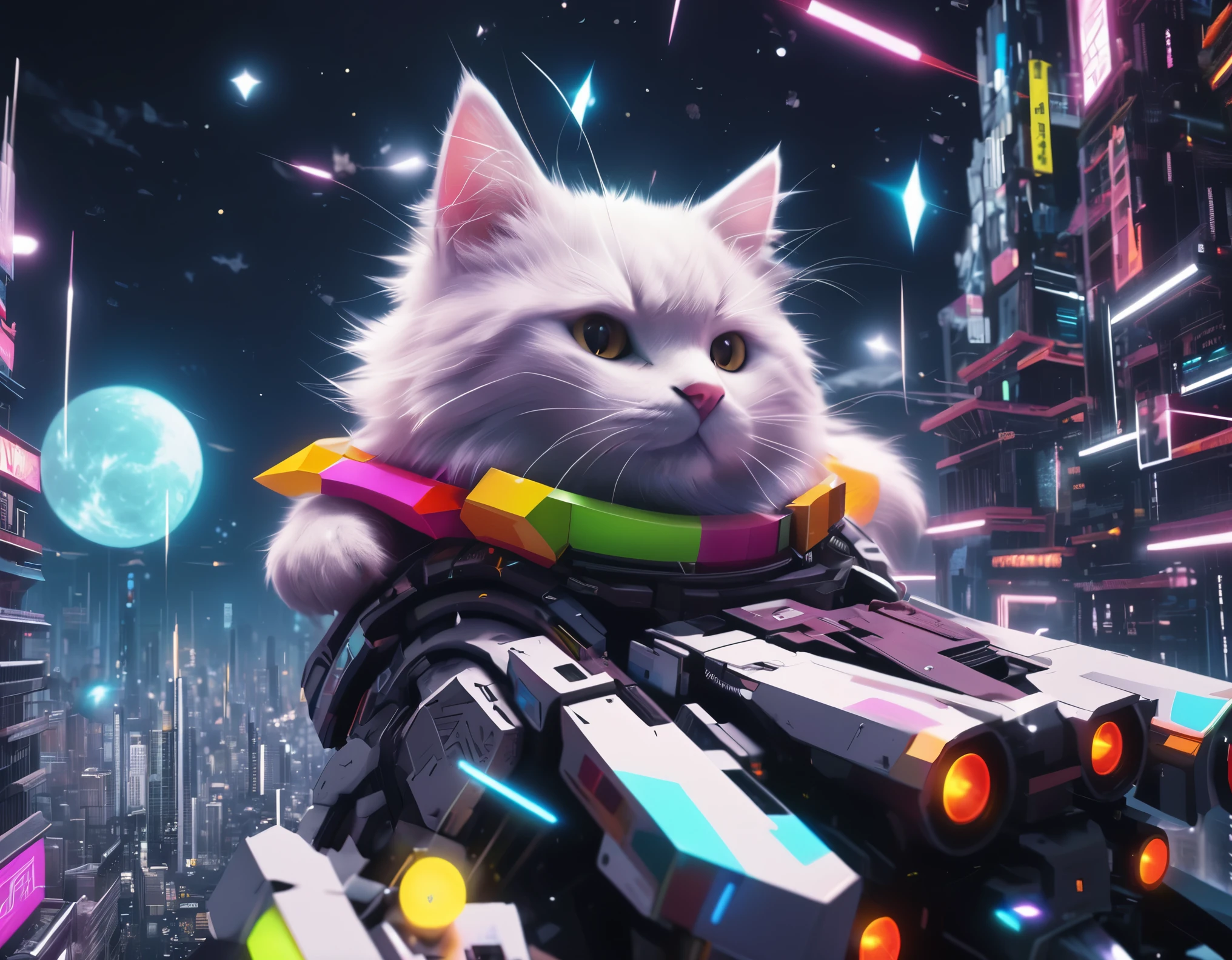 polygon、8bit,Fractal Art、solarpank,landscape,anime art wallpaper 4k, anime art wallpaper 4k, lightning word、anime art wallpaper 8k,monochrome、 Anime Style 4k, 4K Detailed Digital Art, Highly detailed digital art in 4K, Amazing artwork in 8K, Beautiful art UHD 4K, Digital Cyberpunk Anime Art, rossdraws cartoon vibrant、Contemporary art