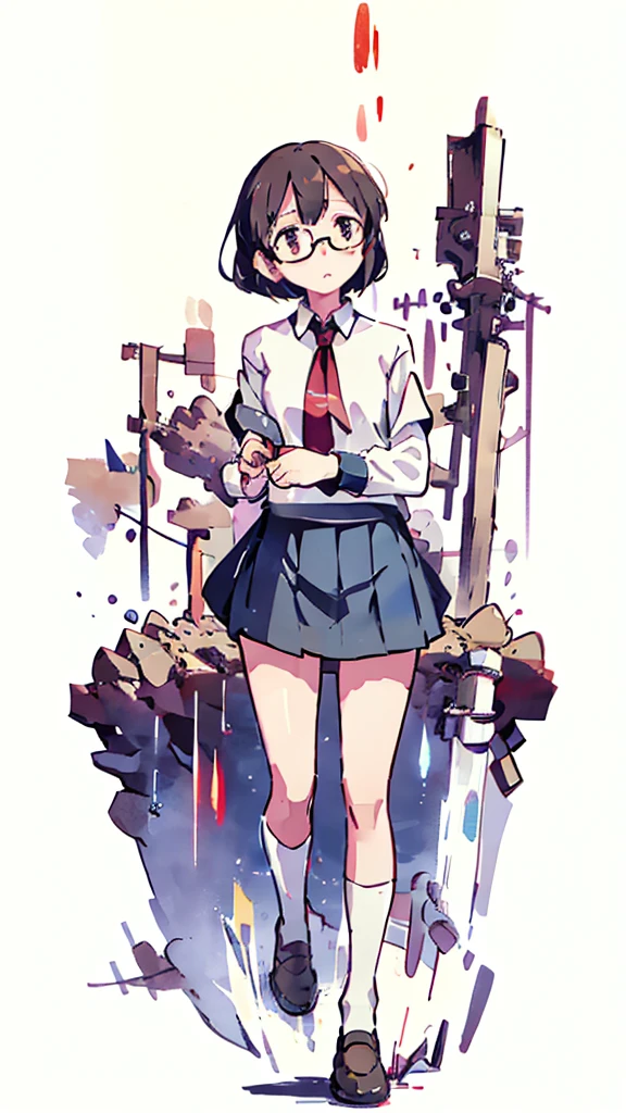 metropolis、water、Midnight、Moon、Blue light、sky、sea、Nsfw、masterpiece, high quality, 4K, HDR,, Stable Diffusion prompt:  schoolgirl with short、brown hair and red-framed glasses, wearing a white blouse and navy skirt, white panties visible, navy socks and brown loafers, in a state of arousal and trembling with sexual climax,simple illustration style, In a nichijou (everyday life) Setting Image generation AI model used: Stable Diffusion (eleet- model)

id: i2