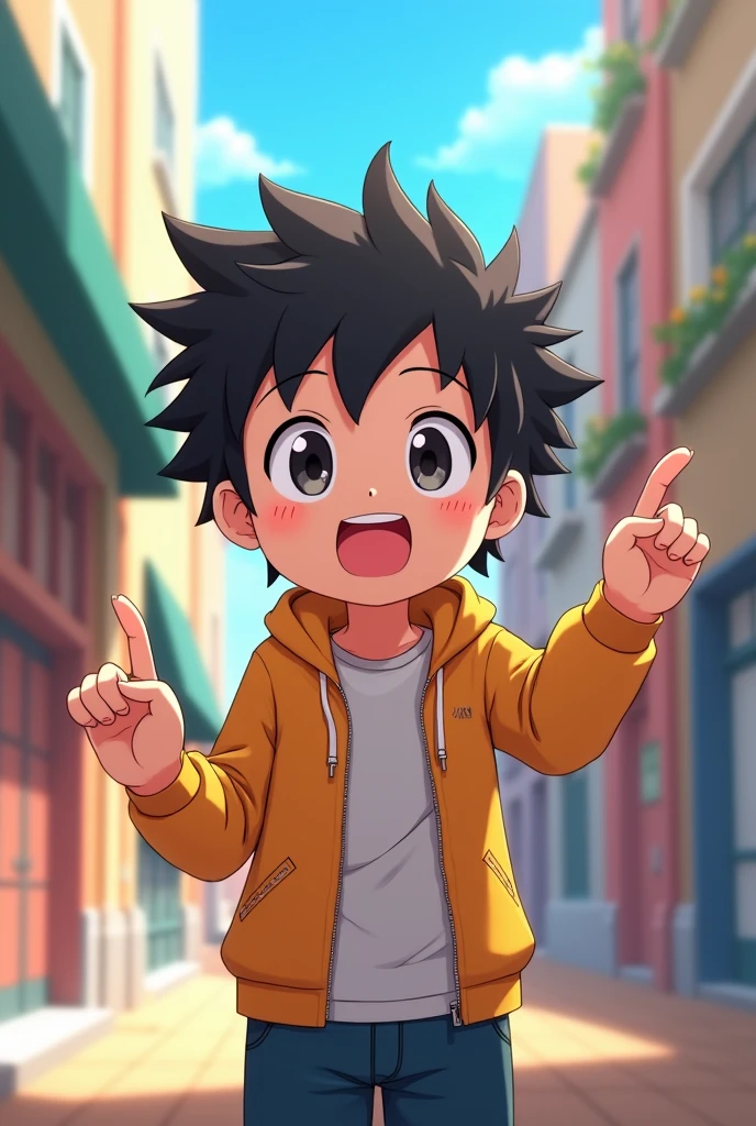 Create an image of anime character for dubbing my voice in my you tube shorts