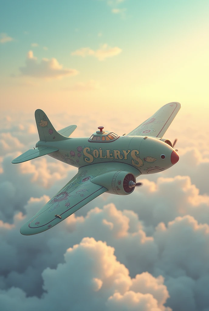 A Aeroplane with Ghibli's style
