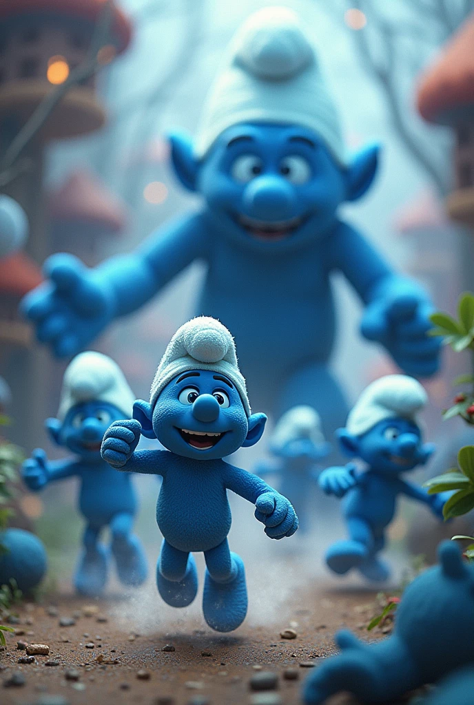 Draw me blue sperm dressed as Smurfs chased by a giant sperm dressed as Gargamel.
Tous les visages sont remplacé par des spermatozoïdes