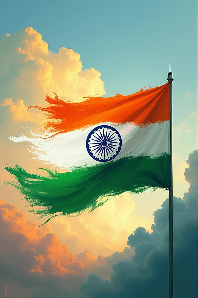 Sky colour like India flag name art' add option
