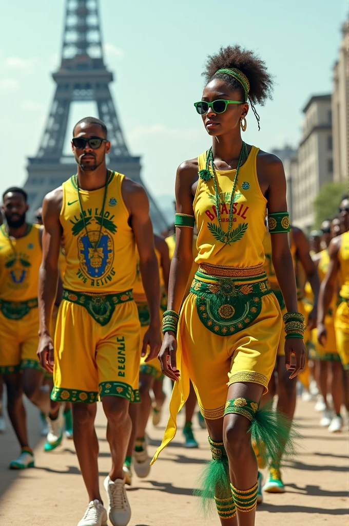 Brazilian men&#39;s and women&#39;s clothing for the Paris Olympics