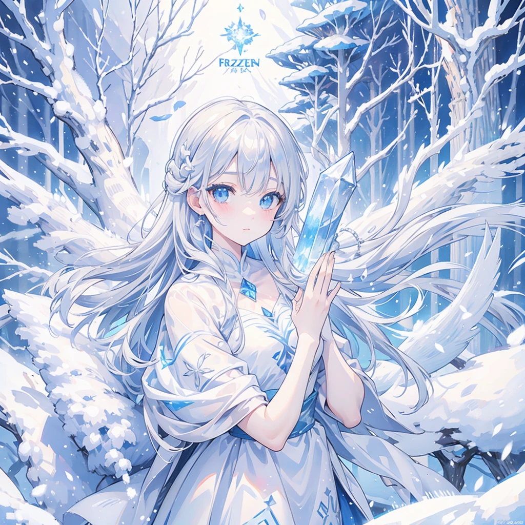 Frozen、snow、white、white銀、Silver World、