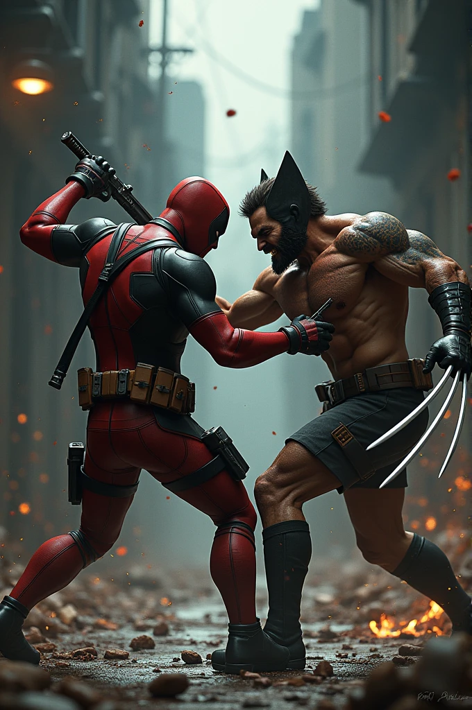 Deadpool kills wolverine