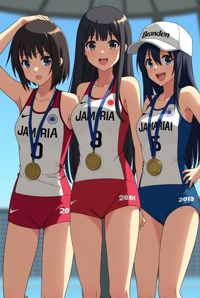 Three Japanese women who dominated the Olympic podium。