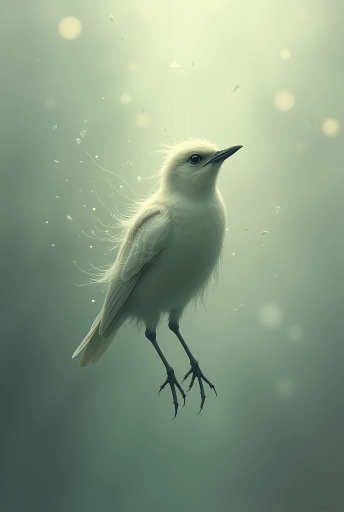 Hanging bird died

