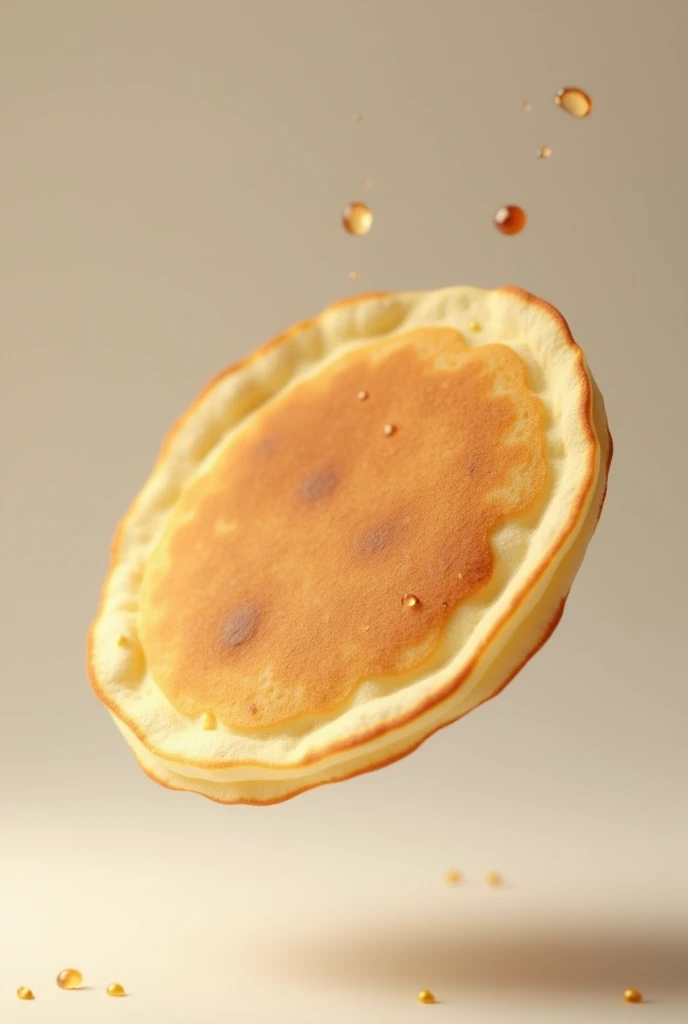 Flip a pancake.realistic.