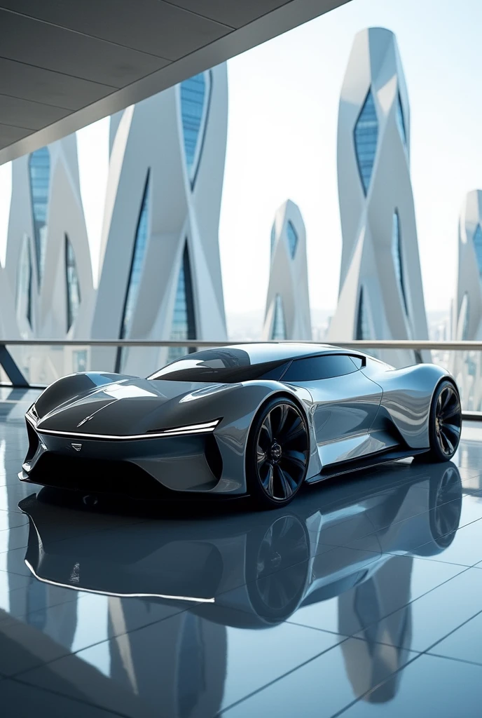 Car of the future, luxury, large 