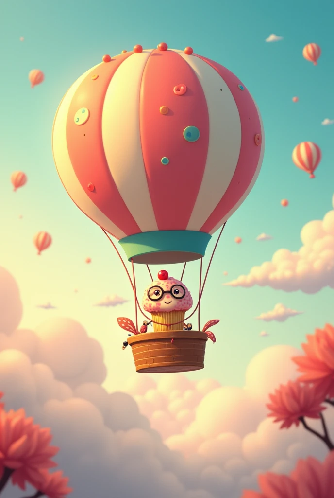 Balloon and cupcake driving