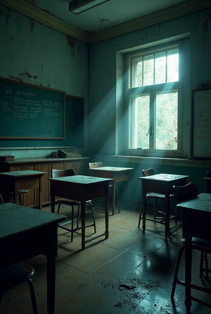 Haunted sealed classroom