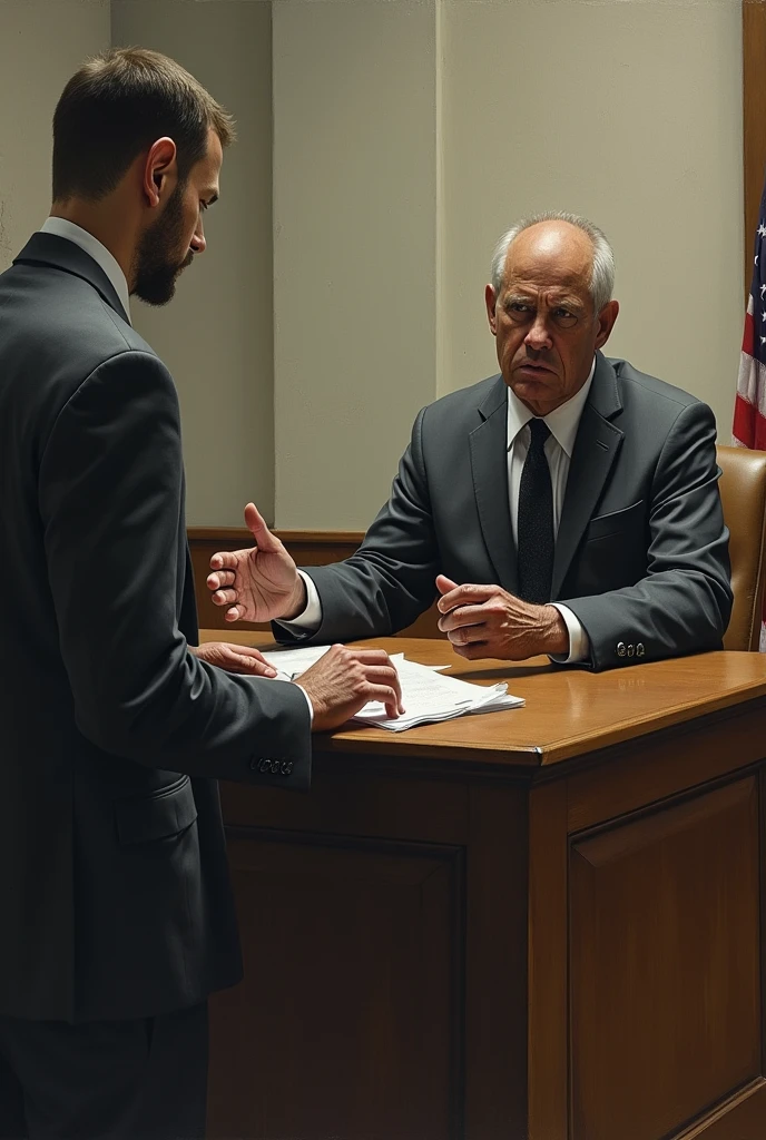 drawning, a scene in which citizenship is being denied