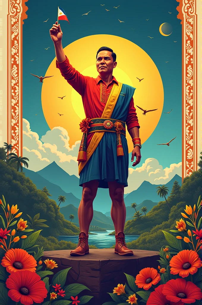 poster about Philippines showing nationalism