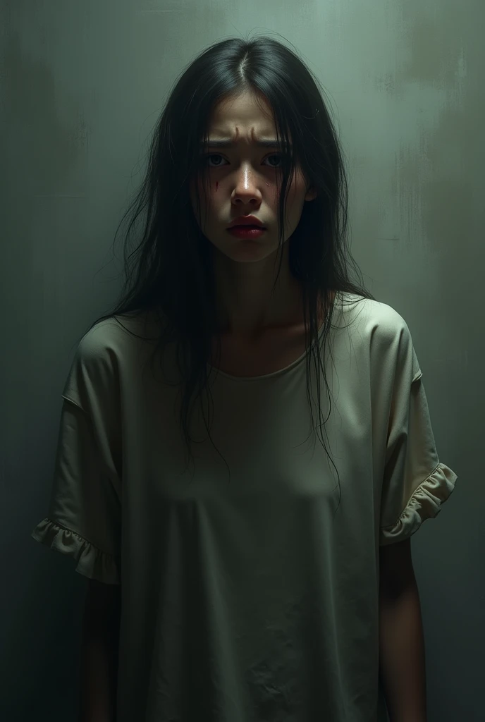 poster of emotion of feeling scared and sadness easy