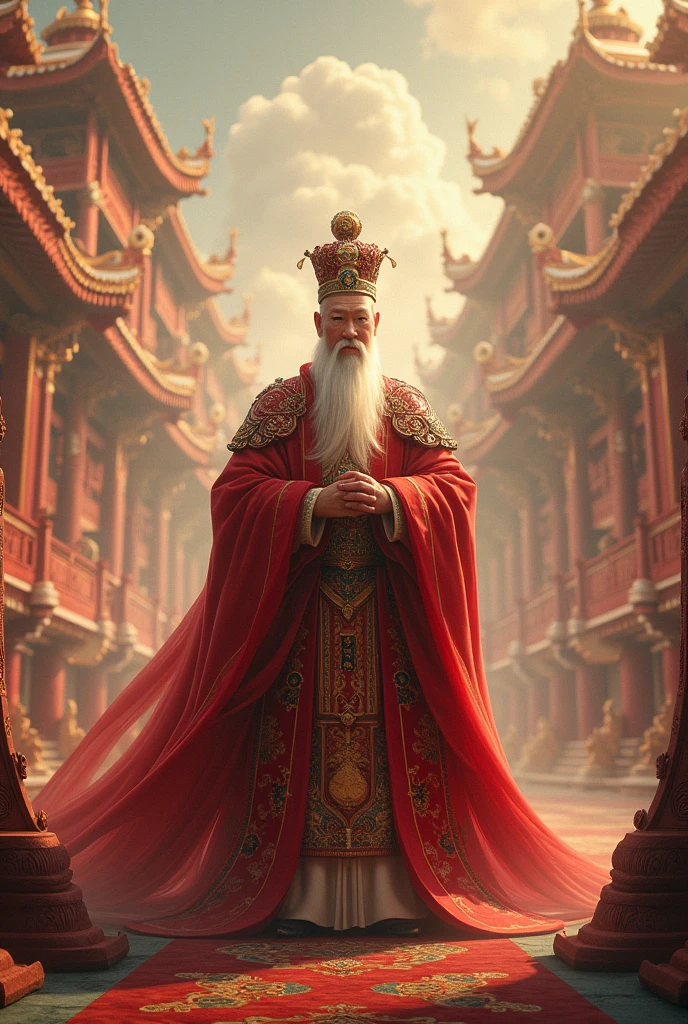 High domino grand father china use red king classic costum realistic