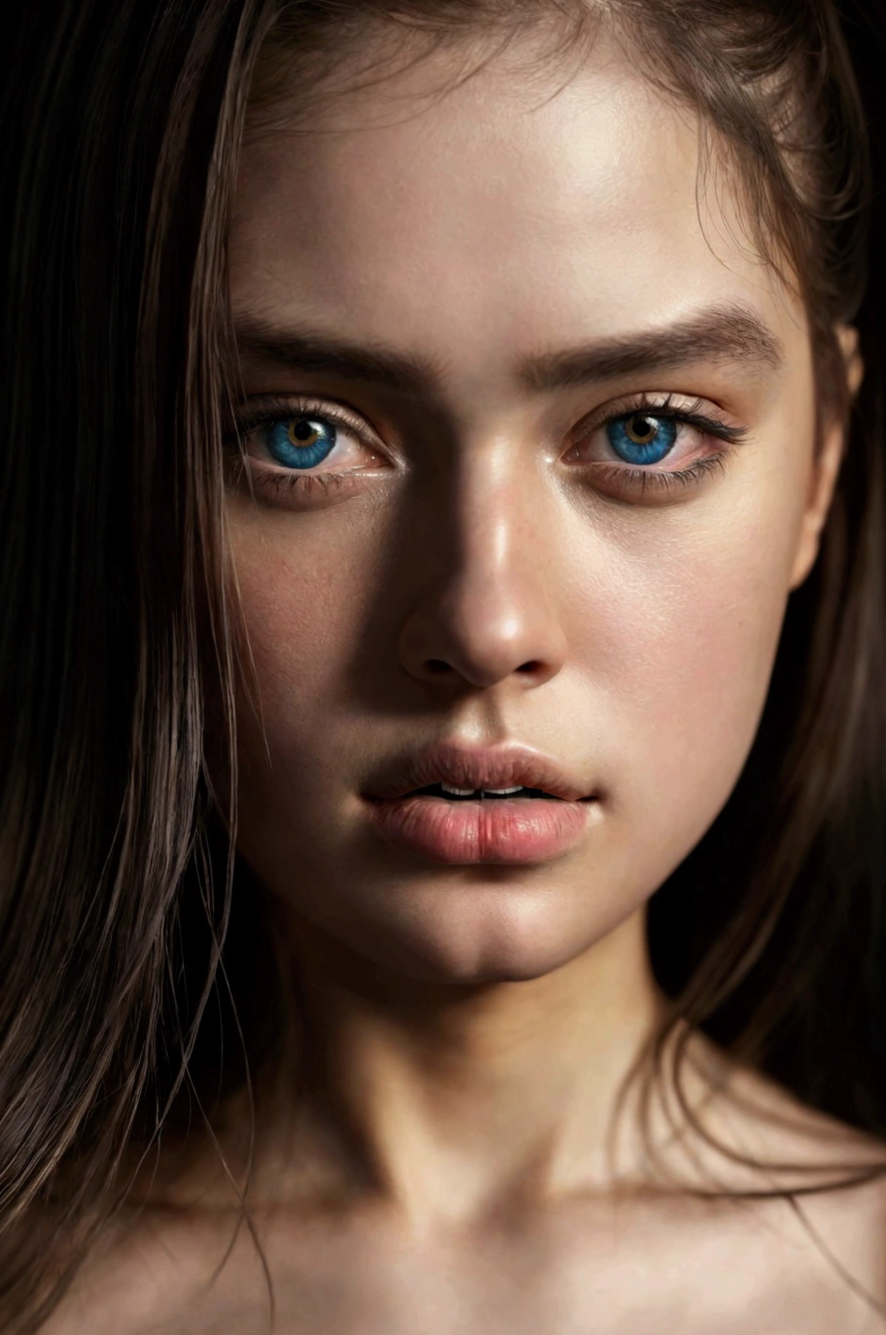 hyperrealistic art {1 girl influencer ig full body shot photgraphy estudio} . extremely high-resolution details, photographic, realism pushed to extreme, fine texture, incredibly lifelike, Experimental, in the style of Christopher Nolan, Dramatic, Fresh, --c 51