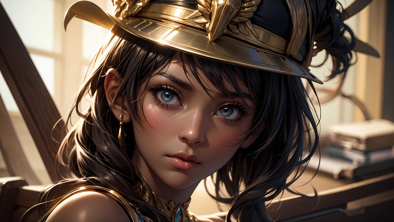 masterpiece, 最high quality, high quality, a high resolution, high quality texture, high quality shadow, high detail, beautiful details, detailed, extremely detailed computer graphics, detailedテクスチャー, a realistic representation of the face, realistic, colorful , Gentle, cinematic light, side light, lens flare, Ray tracing,tailed beautiful Gentle face, detailed beautiful Gentle eyes, Cleopatra Egyptian Punk (((dark skin))) camel's foot пирамида дворец замок сидит, legs crossed, on the throne wine in hand, Ideal golden ratio composition, masterpiece, Best quality, 4K, Sharp Focus, Ideal Anatomy, without shoes, Beautiful legs, whole body, whole body shot, 1 girl, action pose, nsfv, big breasts, blue thong, whole body, There are posters in the playroom, High-end PC setup with RGB lighting, and various gaming accessories, without shoes, bare feet, bare feet, Beautiful legs,thick thighs, hip gap, camel's foot, big breasts, hard nipples, funny , slippage, Visible areolas, visible nipple, whole body, whole body shot, 1 girl, action pose, nsfv, big breasts, blue thong, whole body, There are posters in the playroom, High-end PC setup with RGB lighting, and various gaming accessories, without shoes, bare feet, bare feet, Beautiful legs,thick thighs, hip gap, camel's foot, big breasts, hard nipples, funny , slippage, Visible areolas, visible nipple