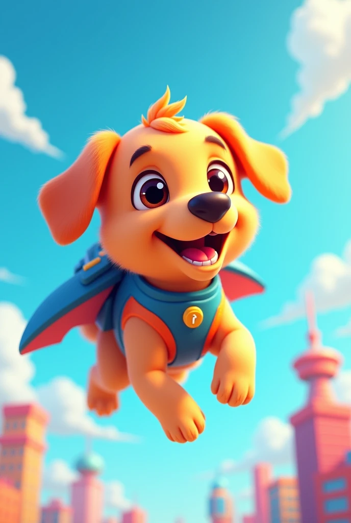 dog+Cartoon jet pack
