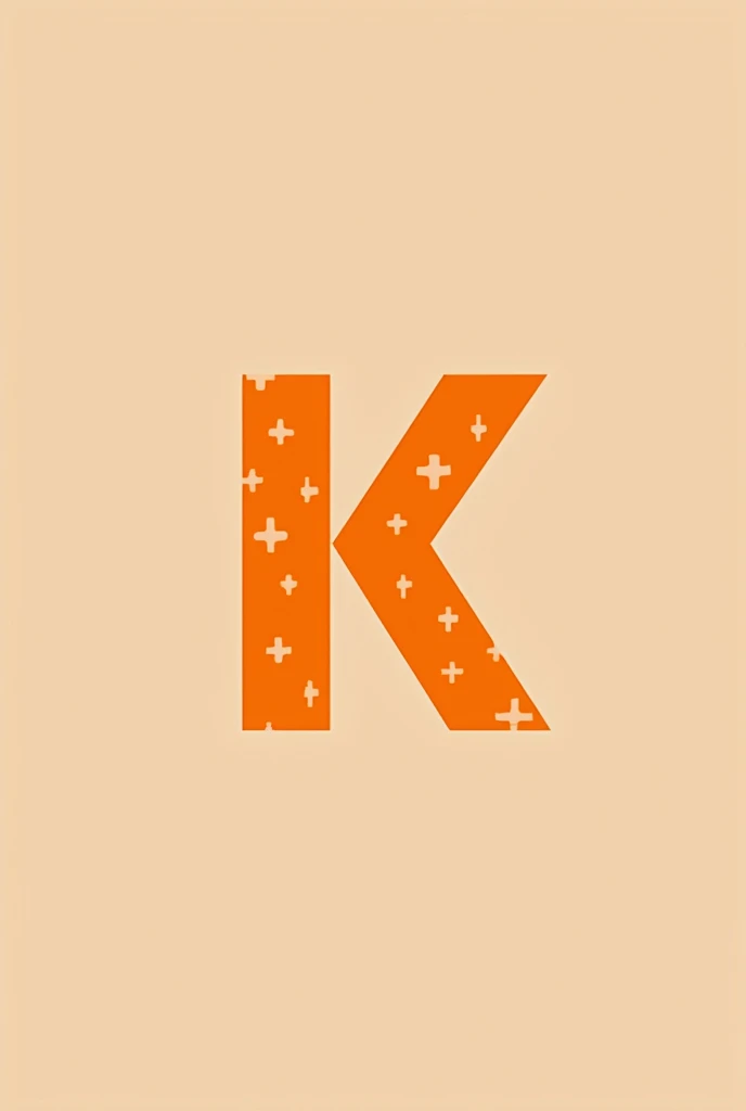 Civic group logos、Simple and orange。The theme is honest politics and politics for citizens.。A design of the alphabet K。