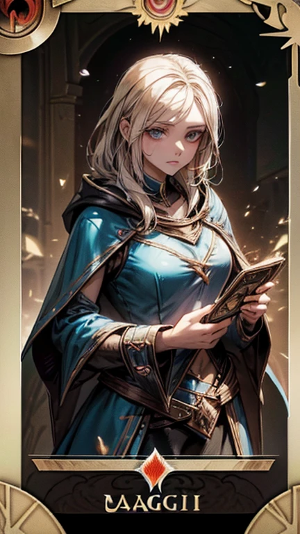 (Magic: The Gathering card design:1.2),Female Wizard