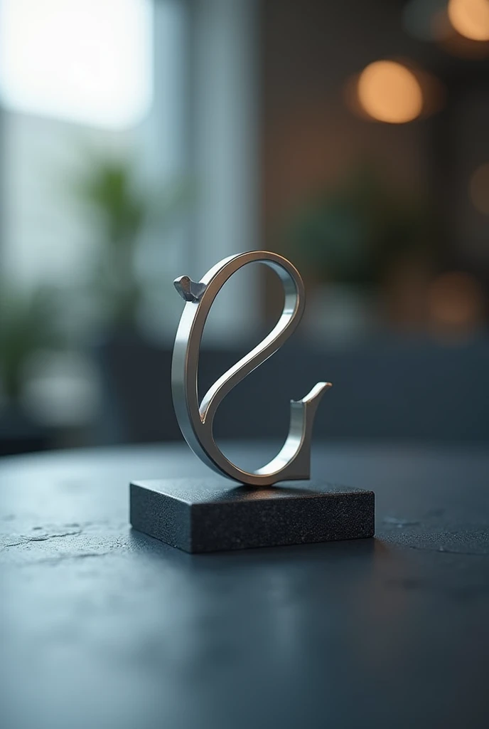 Logo with base blur
