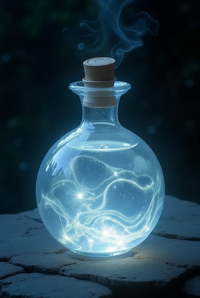 A potion with a Soft, glowing silver, with a faint shimmer that mimics moonlight.