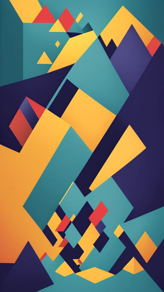 Cubism,Fragmented,Geometric,Multiple Perspectives,Abstract,high density,Intensive、high quality (masterpiece, 最high quality, high quality, High resolution, Very detailed),High resolution、colorful、colorful