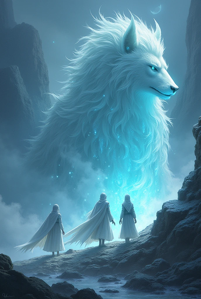 With pure hearts, they earned the trust of the Wind Spirit, who granted them the crystal.