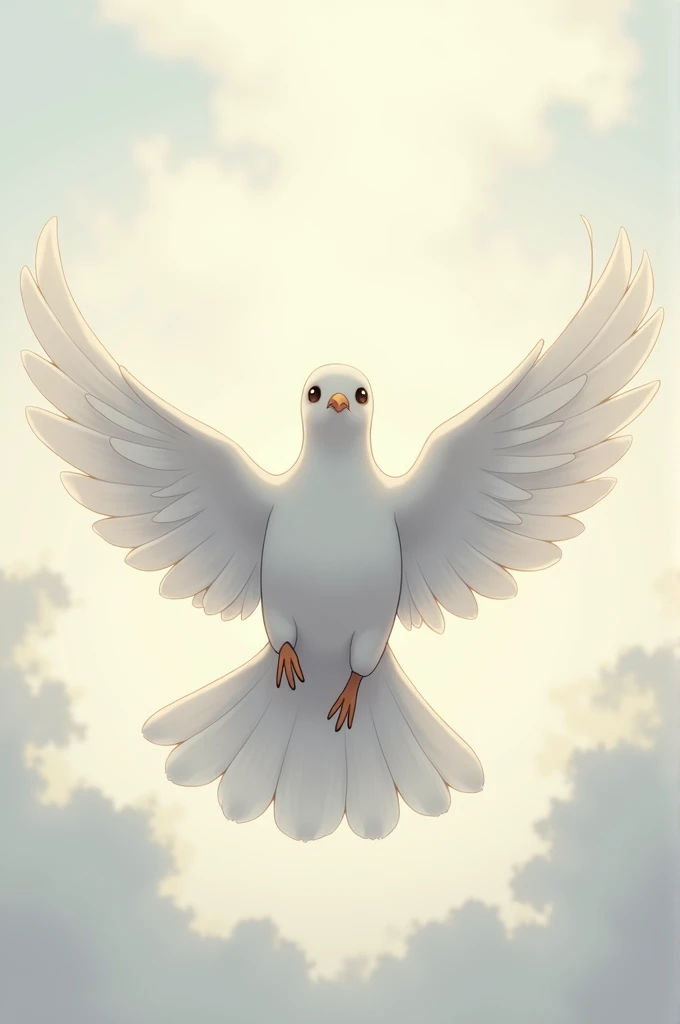 anime dove facing front