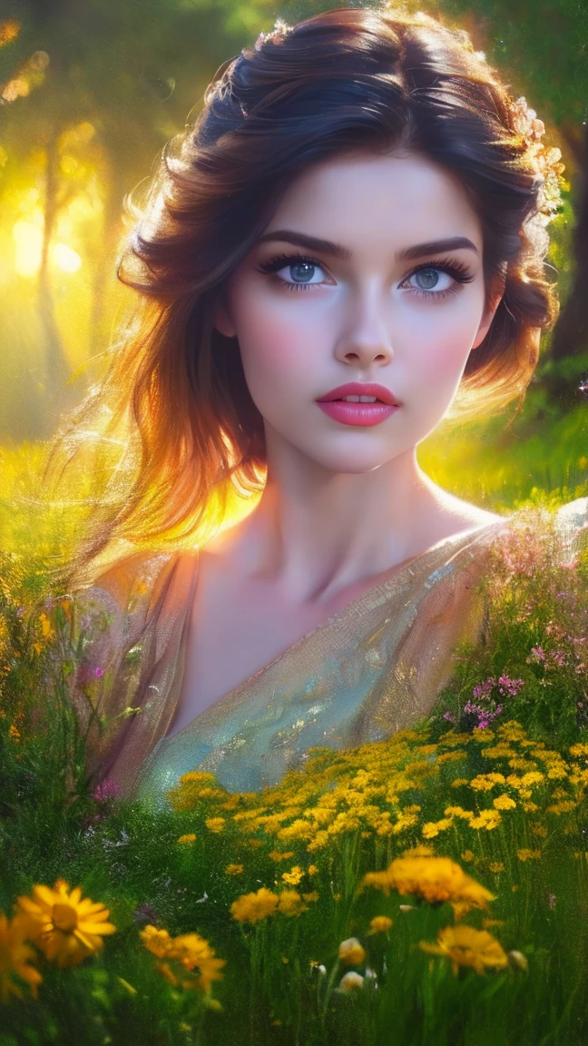 A girl in a garden,half:illustration,beautiful detailed eyes,beautiful detailed lips,Extremely detailed eyes and face,long eyeslashes,High Resolutions,ultra detailed,fotorrealist,vivid colors,bokeh,Portraits,warm tones,soft lighting, (The best quality,4k,8k,High Resolutions,masterpiece:1.2),ultra detailed,(realist,fotorrealist,fotorrealist:1.37),classical,Amazing,beautiful detailed eyes,beautiful detailed lips,Extremely detailed eyes and face,long eyeslashes,oil painting style,Canvas texture,old fashioned dress,Golden lighting,Garden landscape,colorful flowers,romantic atmosphere,vintage colors,soft sunlight,serene expression,elegant pose
INFO
