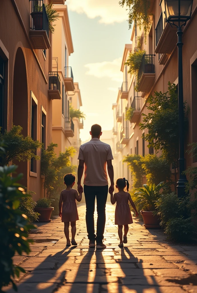 A man with a family looking for an apartment through Cury leaves something written by Cury