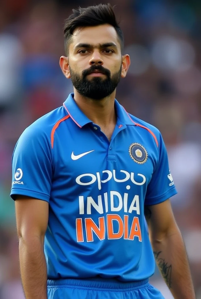 Virat kohli picture wear India shirt