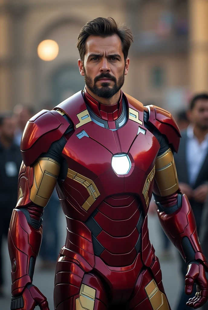Actor Ben Aflek the iron man