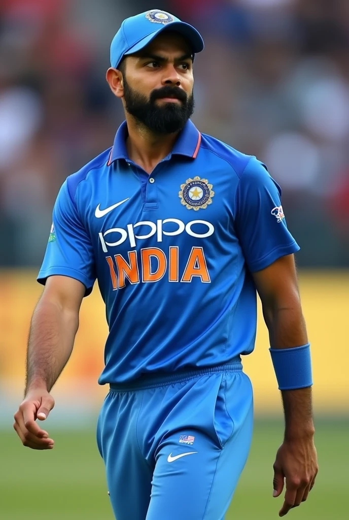Virat kohli picture wear India shirt